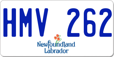 NL license plate HMV262