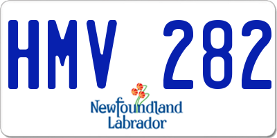 NL license plate HMV282