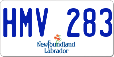 NL license plate HMV283