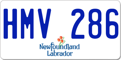 NL license plate HMV286
