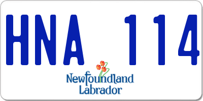 NL license plate HNA114