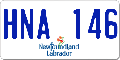 NL license plate HNA146