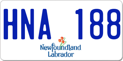 NL license plate HNA188