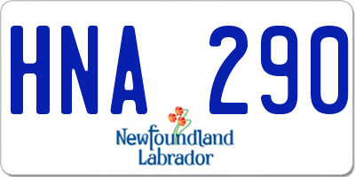 NL license plate HNA290