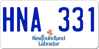 NL license plate HNA331