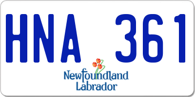 NL license plate HNA361