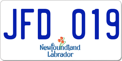 NL license plate JFD019