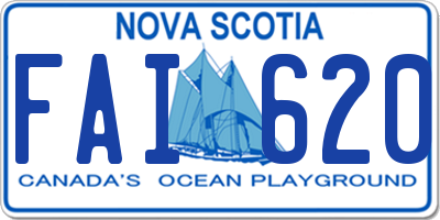 NS license plate FAI620