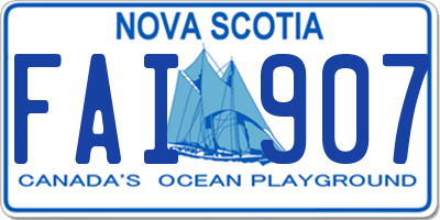 NS license plate FAI907