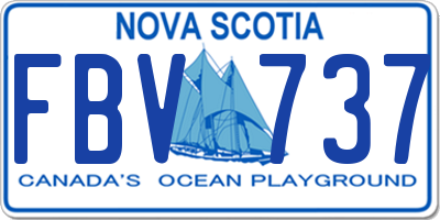 NS license plate FBV737