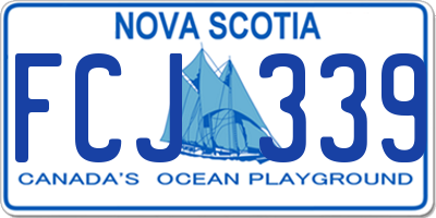 NS license plate FCJ339