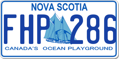 NS license plate FHP286
