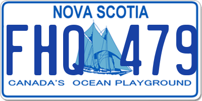 NS license plate FHQ479