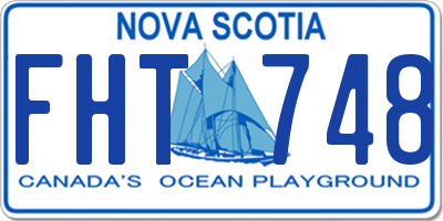 NS license plate FHT748