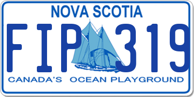 NS license plate FIP319