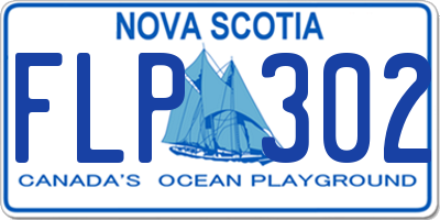 NS license plate FLP302