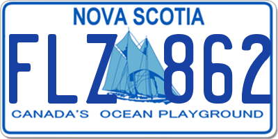 NS license plate FLZ862