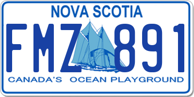 NS license plate FMZ891