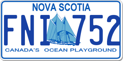 NS license plate FNI752