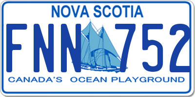 NS license plate FNN752