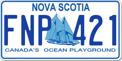 NS license plate FNP421