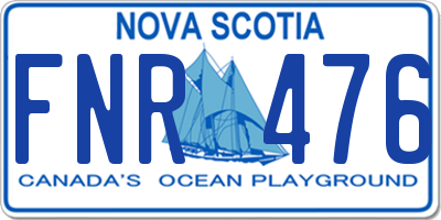 NS license plate FNR476