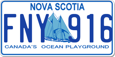 NS license plate FNY916