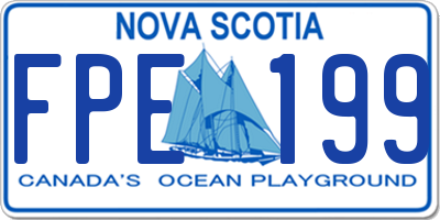 NS license plate FPE199