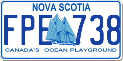 NS license plate FPE738
