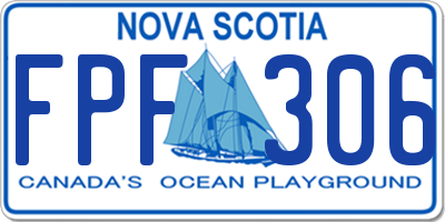 NS license plate FPF306