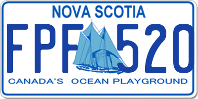 NS license plate FPF520