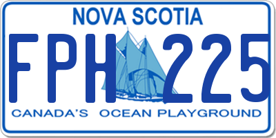 NS license plate FPH225
