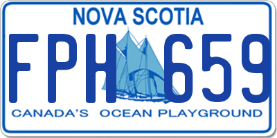 NS license plate FPH659
