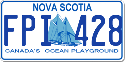 NS license plate FPI428