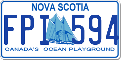 NS license plate FPI594