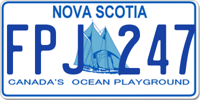 NS license plate FPJ247