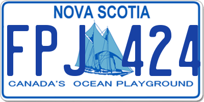 NS license plate FPJ424