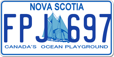 NS license plate FPJ697