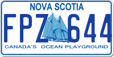 NS license plate FPZ644