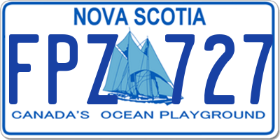NS license plate FPZ727