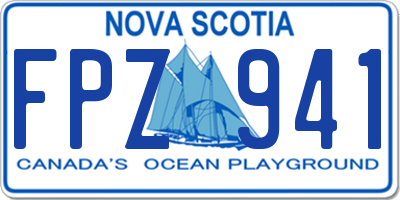 NS license plate FPZ941