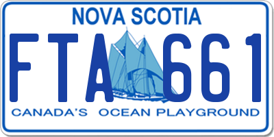 NS license plate FTA661