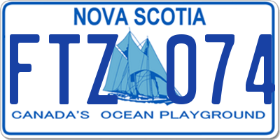 NS license plate FTZ074