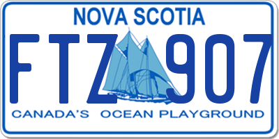 NS license plate FTZ907