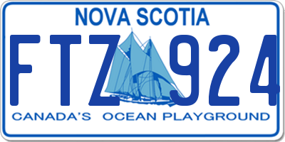 NS license plate FTZ924