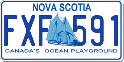 NS license plate FXF591