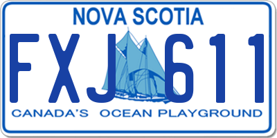 NS license plate FXJ611