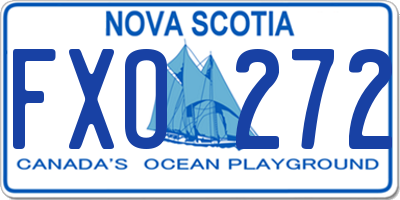 NS license plate FXO272