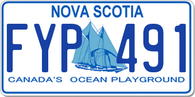 NS license plate FYP491