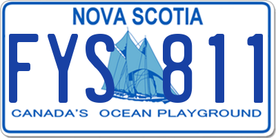 NS license plate FYS811